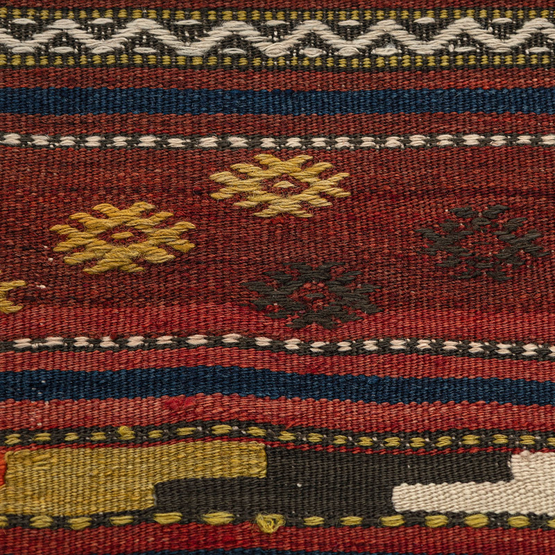 Vintage Fethiye Kilim Rug - K0092635