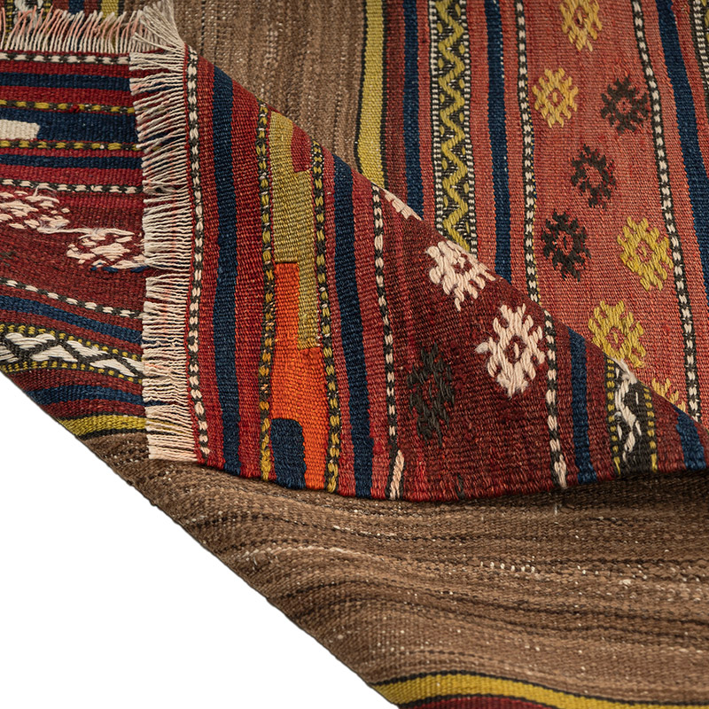 Vintage Fethiye Kilim Rug - K0092635