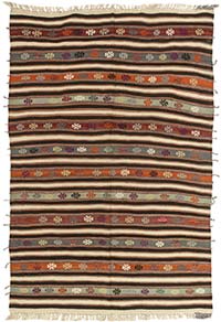 Vintage Balikesir Kilim Rug