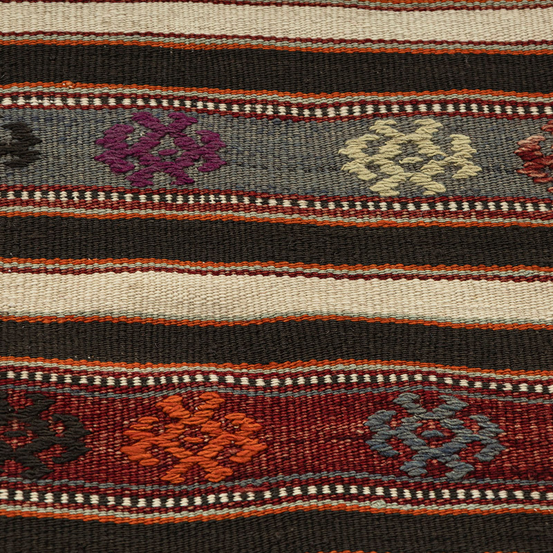 Vintage Balikesir Kilim Rug - K0092637
