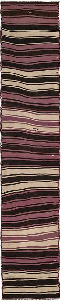 Vintage Malatya Kilim Runner - 2' 10" x 13' 9" (34" x 165")