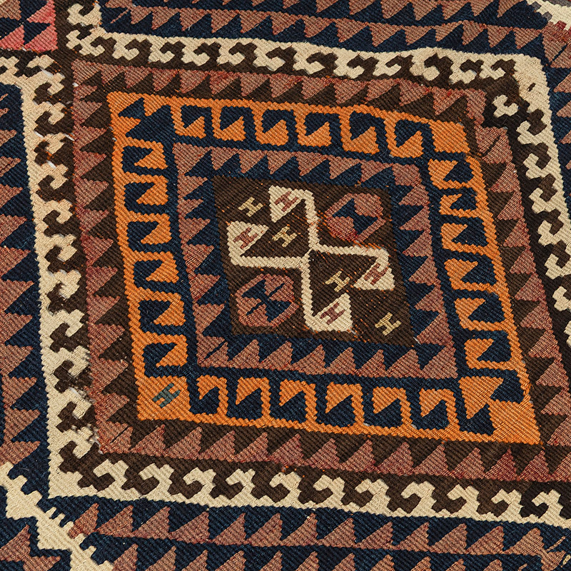 Vintage Van Kilim Runner - 2' 11" x 8' 2" (35" x 98") - K0092647