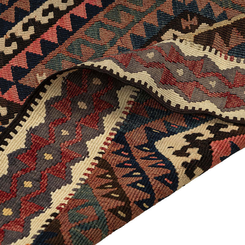 Vintage Van Kilim Runner - 2' 11" x 8' 2" (35" x 98") - K0092647