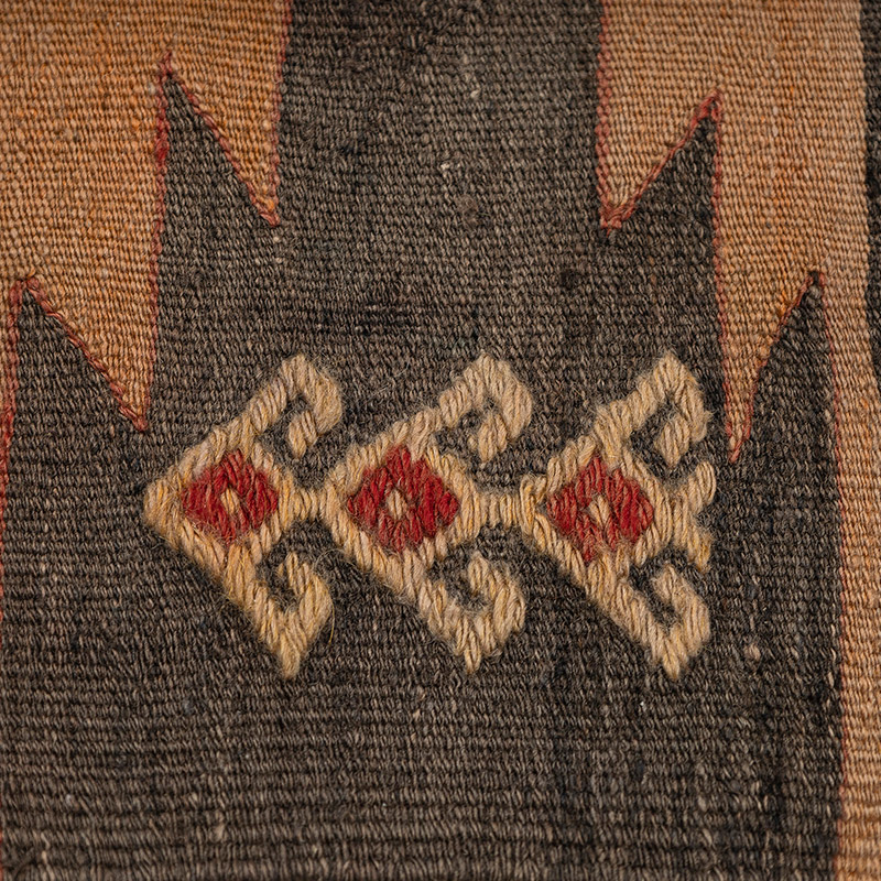 Vintage Sivas Kilim Rug - 4'  x 4' 9" (48" x 57") - K0092649