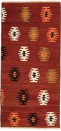 Vintage Sivas Kilim Rug - 1' 10" x 4'  (22" x 48")