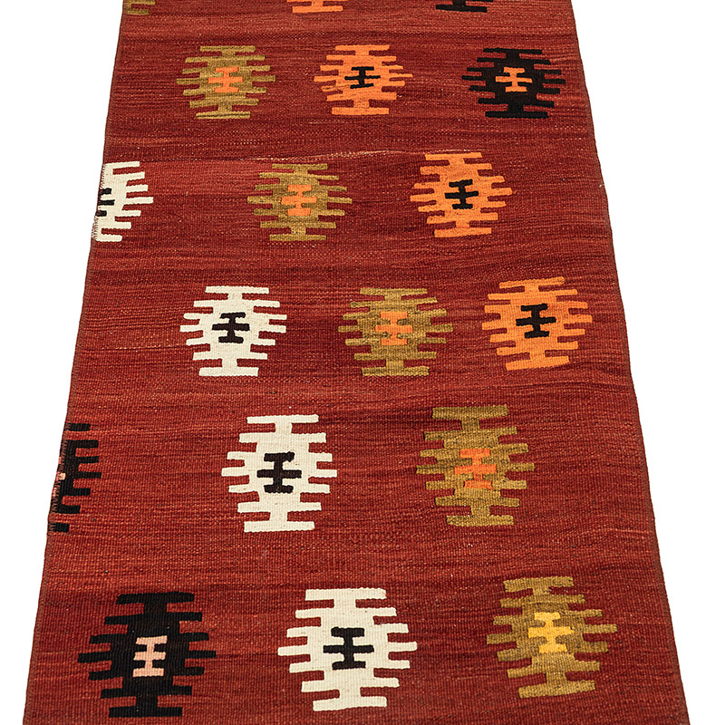 Vintage Sivas Kilim Rug - 1' 10" x 3' 10" (22" x 46") - K0092651