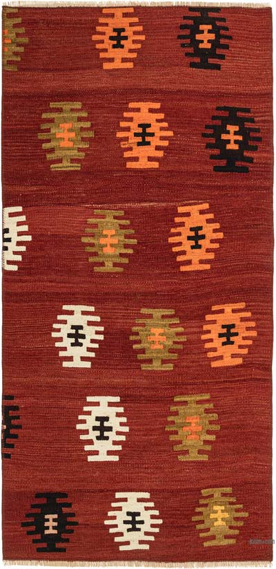 Vintage Sivas Kilim Rug - 1' 10" x 3' 10" (22" x 46")