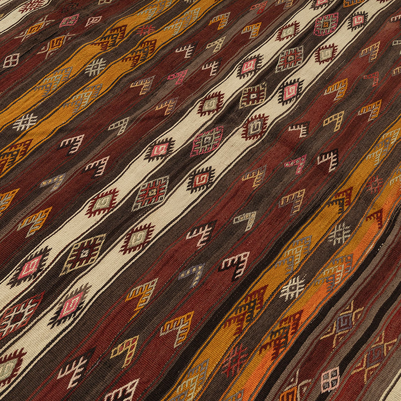 Vintage Anatolian Kilim Rug - K0092654
