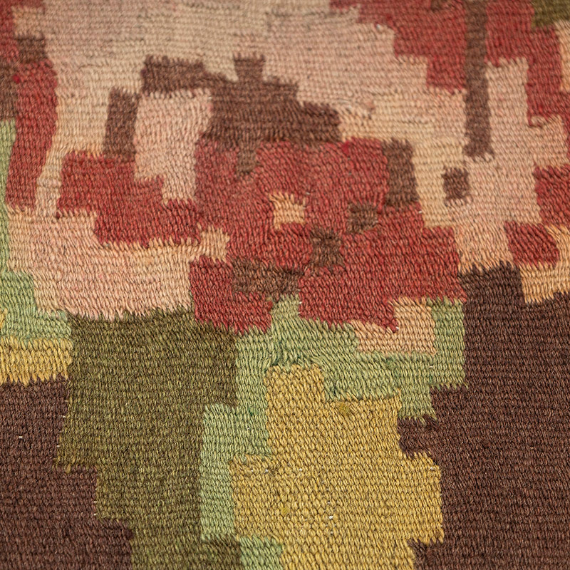 Vintage Balkan Kilim Rug - 5'  x 7' 10" (60" x 94") - K0092655