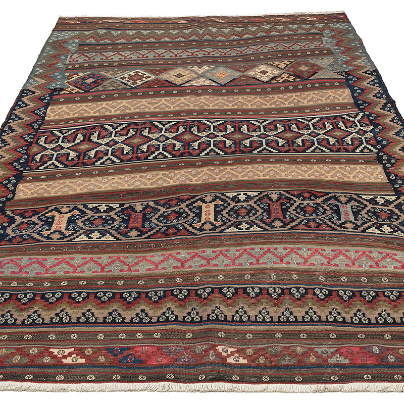Alfombra Vintage Hakkari Kilim - K0092656
