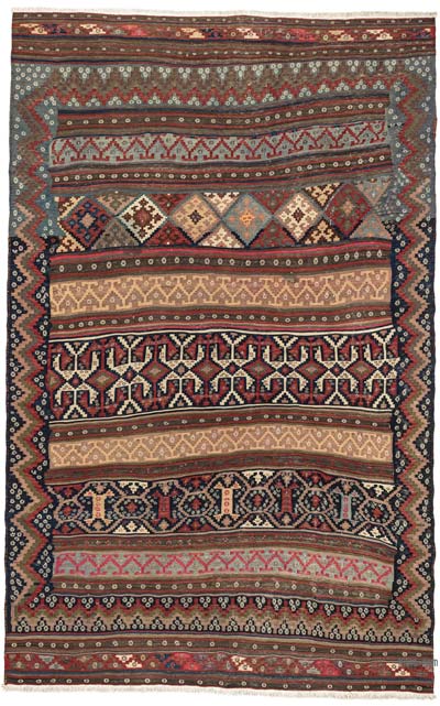 Alfombra Vintage Hakkari Kilim