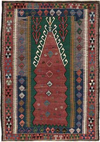 Vintage Konya Obruk Kilim Rug