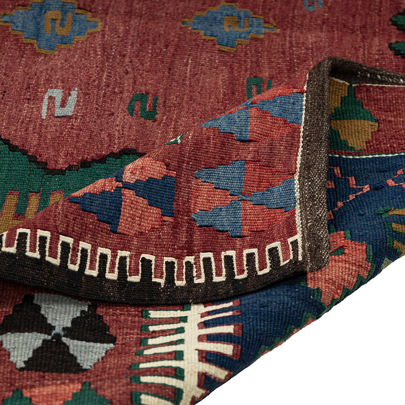 Vintage Konya Obruk Kilim Rug - K0092659