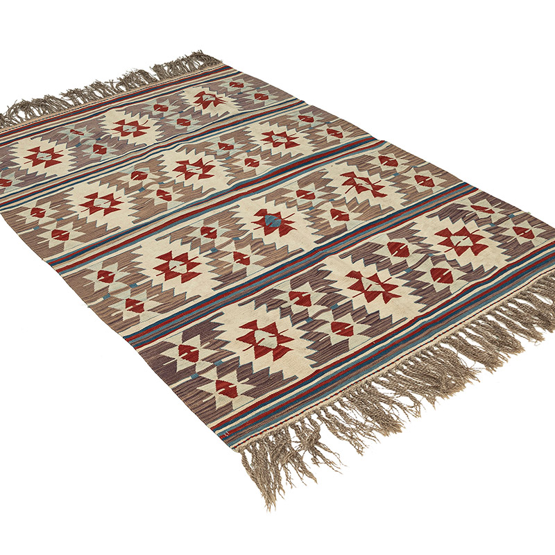 Vintage Oushak Kilim Rug - 3' 10" x 5' 7" (46" x 67") - K0092661