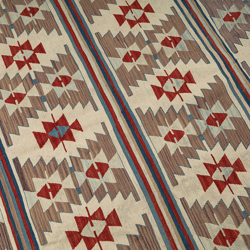 Vintage Oushak Kilim Rug - 3' 10" x 5' 7" (46" x 67") - K0092661