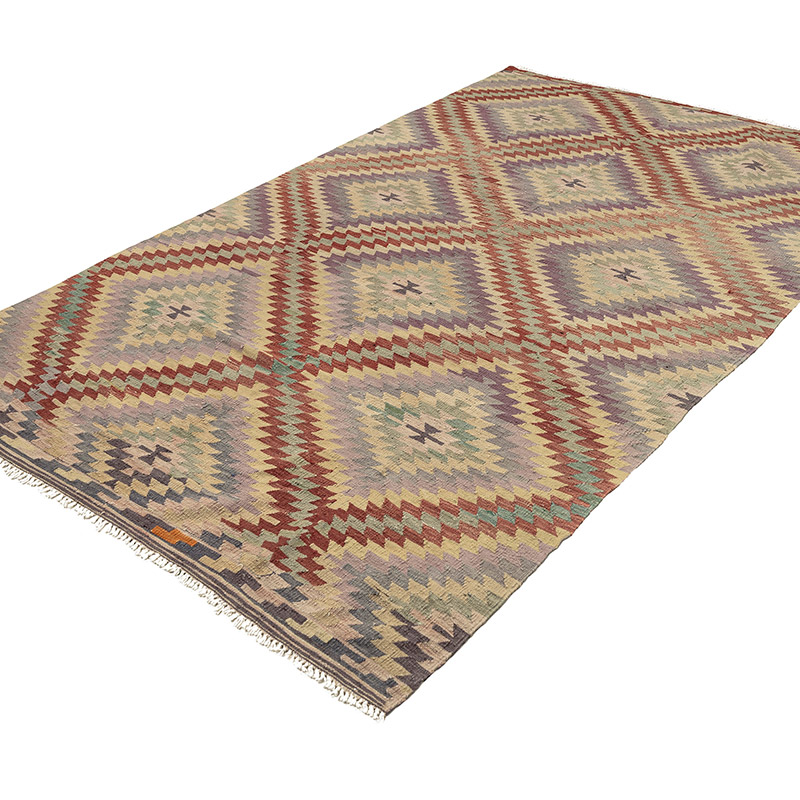 Alfombra Vintage Afyon Kilim - 158 cm x 257 cm - K0092662