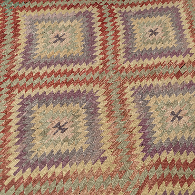 Alfombra Vintage Afyon Kilim - 158 cm x 257 cm - K0092662