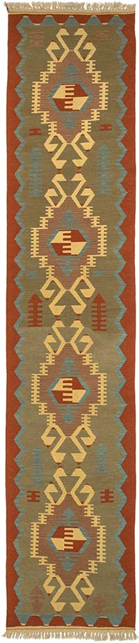 Turkish Handwoven Kilim Runner