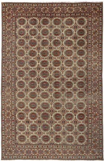 Vintage Turkish Hand-Knotted Rug