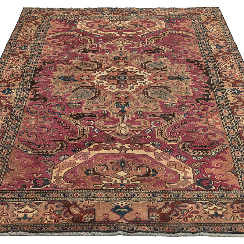 Vintage Turkish Hand-Knotted Rug - K0092674