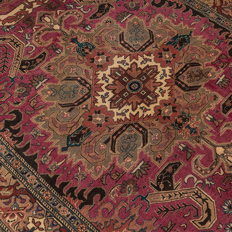 Vintage Turkish Hand-Knotted Rug - K0092674