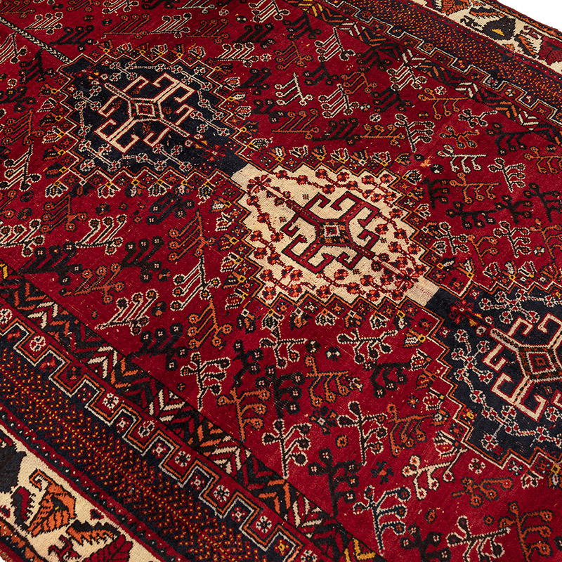 Vintage Turkish Hand-Knotted Rug - K0092683