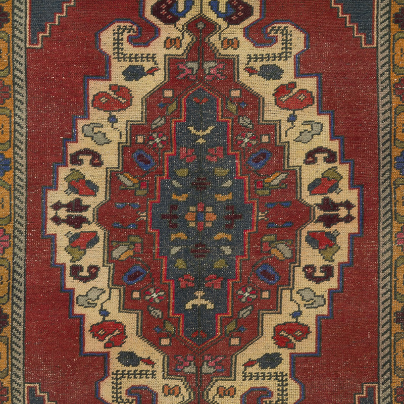 El Dokuma Vintage Halı - 141 cm x 240 cm - K0092685