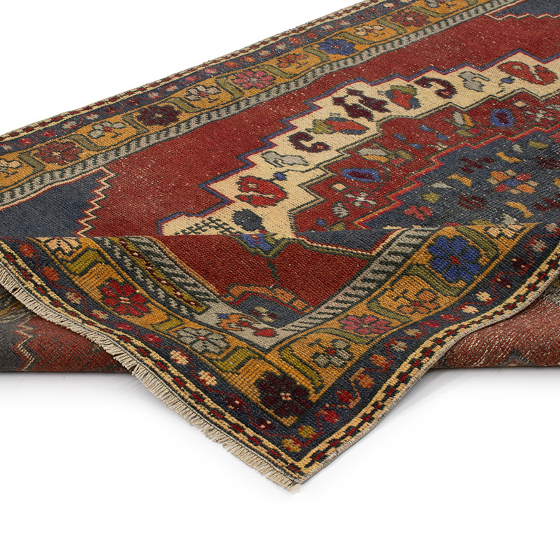 El Dokuma Vintage Halı - 141 cm x 240 cm - K0092685