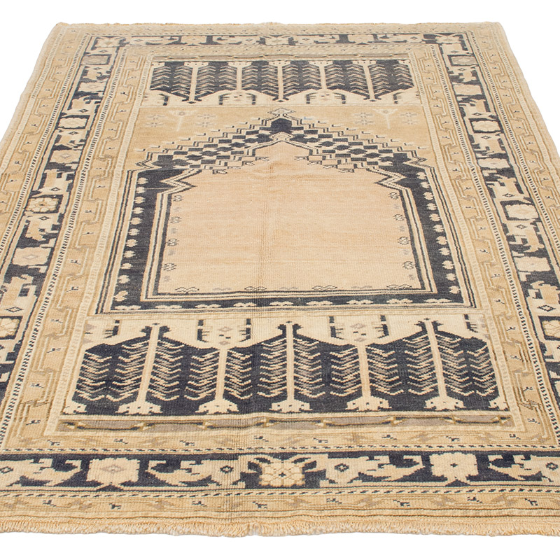 El Dokuma Vintage Halı - 128 cm x 197 cm - K0092686