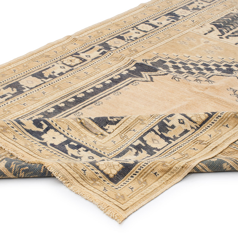El Dokuma Vintage Halı - 128 cm x 197 cm - K0092686