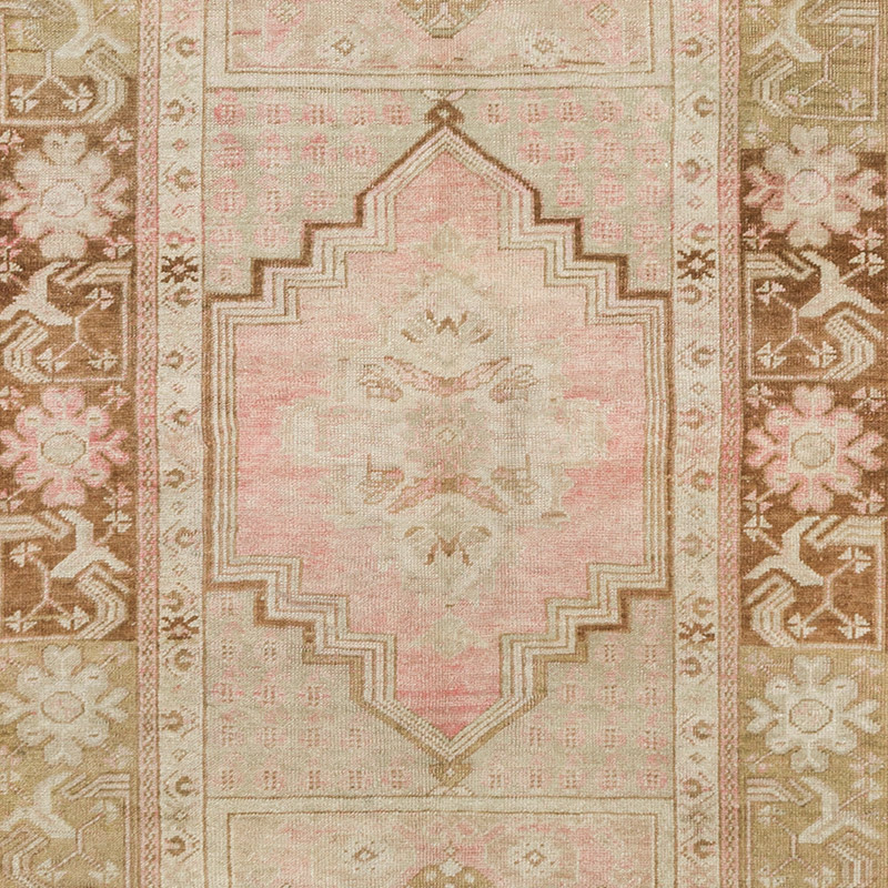 El Dokuma Vintage Halı - 112 cm x 162 cm - K0092687