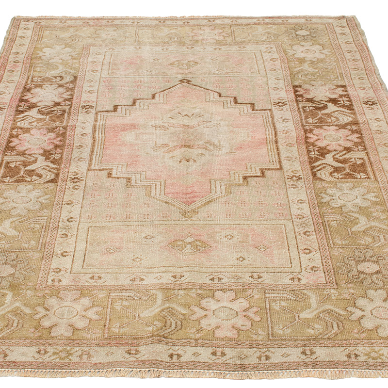 El Dokuma Vintage Halı - 112 cm x 162 cm - K0092687