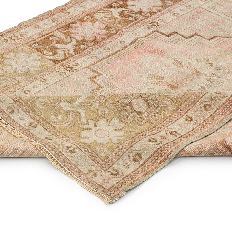 El Dokuma Vintage Halı - 112 cm x 162 cm - K0092687