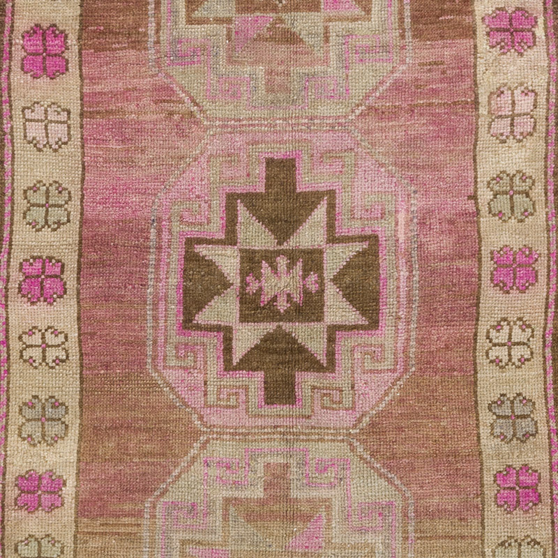 El Dokuma Vintage Halı - 113 cm x 194 cm - K0092690