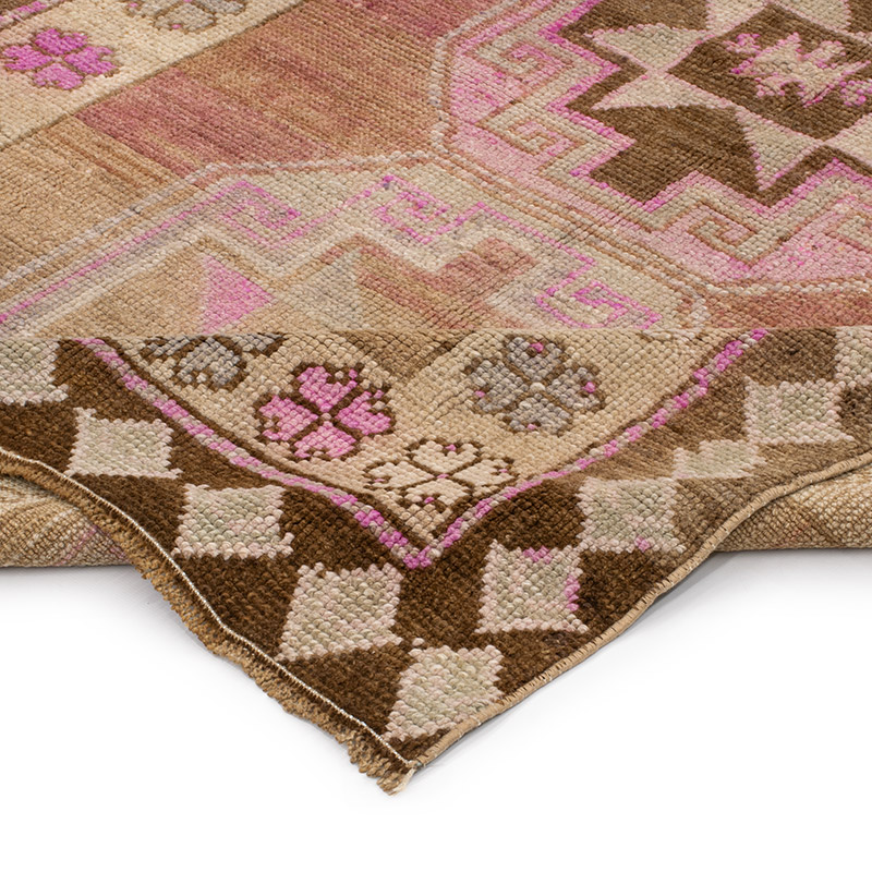 El Dokuma Vintage Halı - 113 cm x 194 cm - K0092690
