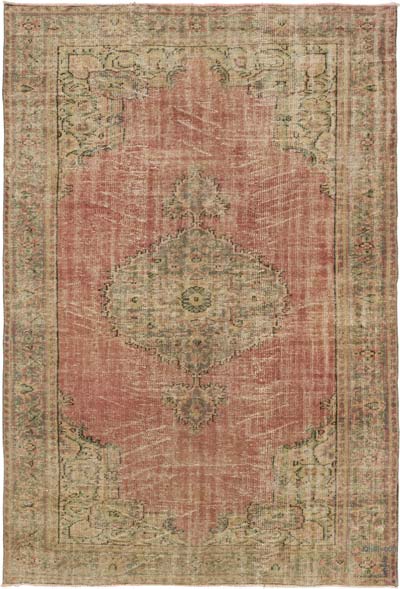 El Dokuma Vintage Halı - 188 cm x 272 cm