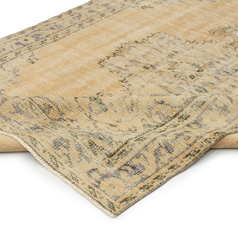 Vintage Turkish Hand-Knotted Rug - 5' 2" x 7' 10" (62" x 94") - K0092692