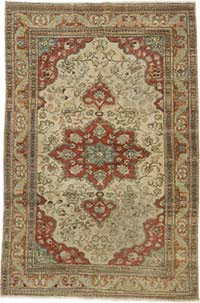 El Dokuma Vintage Halı - 115 cm x 172 cm