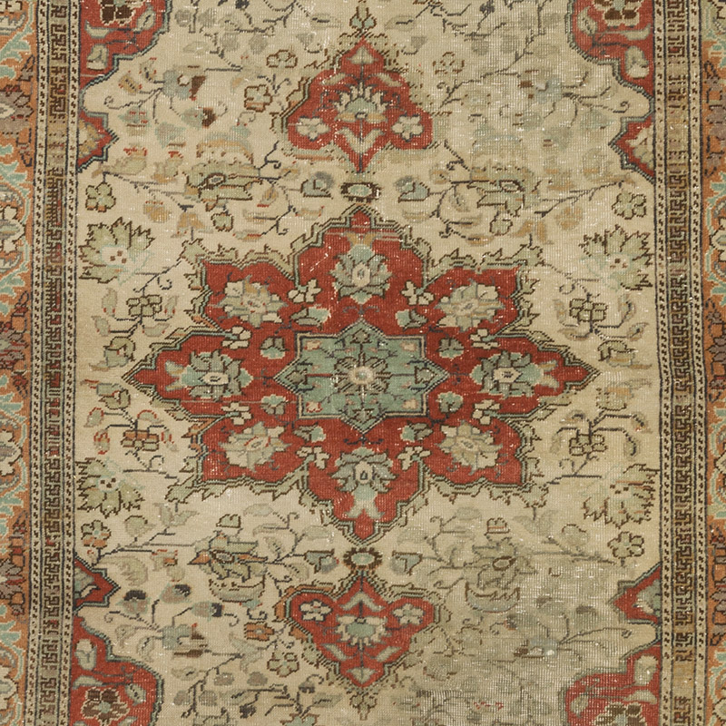 El Dokuma Vintage Halı - 115 cm x 172 cm - K0092696