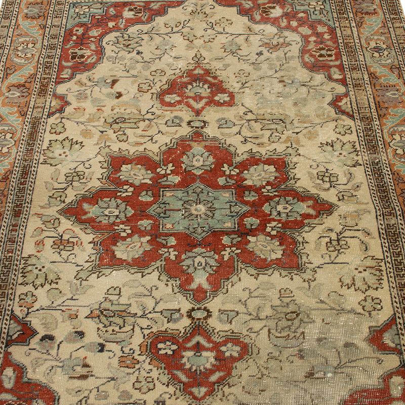El Dokuma Vintage Halı - 115 cm x 172 cm - K0092696