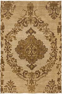 Alfombra Vintage Turca Anudada a Mano - 158 cm x 240 cm