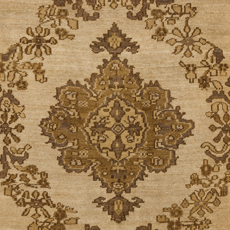 Alfombra Vintage Turca Anudada a Mano - 158 cm x 240 cm - K0092698