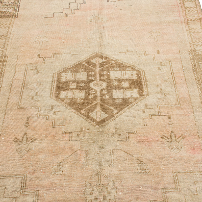 Vintage Turkish Hand-Knotted Rug - 4'  x 7' 8" (48" x 92") - K0092699