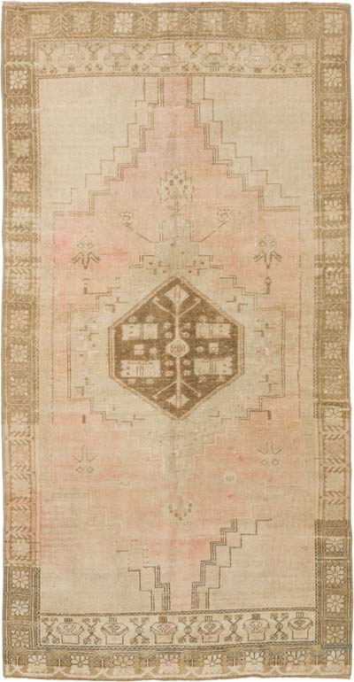 El Dokuma Vintage Halı - 122 cm x 233 cm