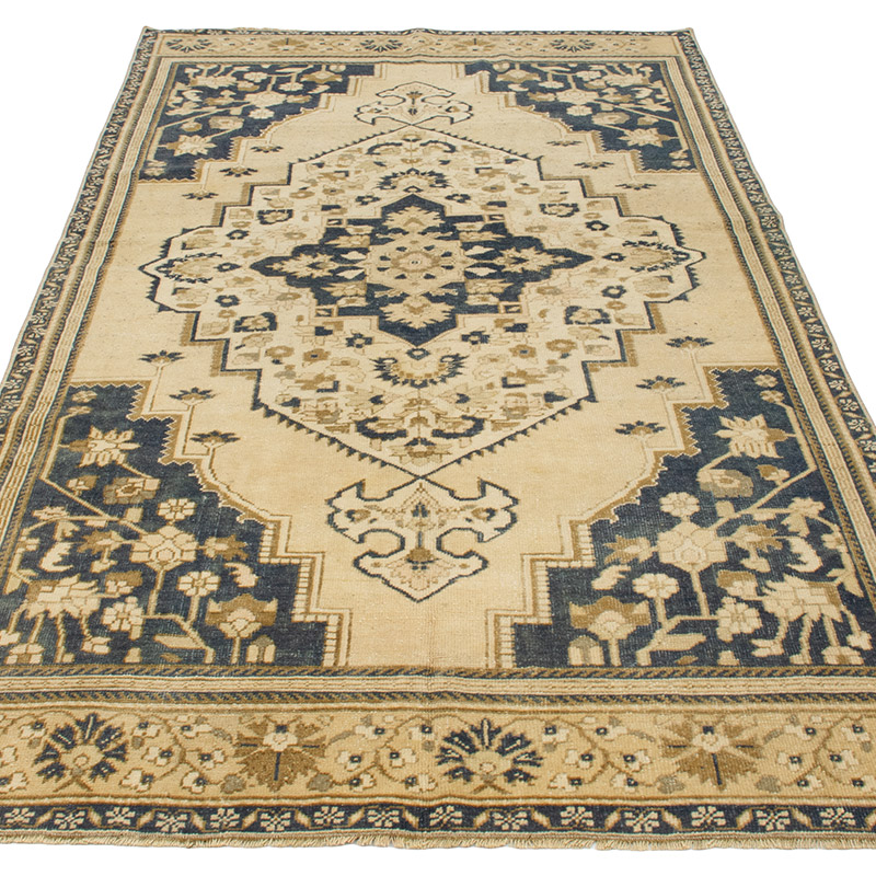 El Dokuma Vintage Halı - 127 cm x 250 cm - K0092700