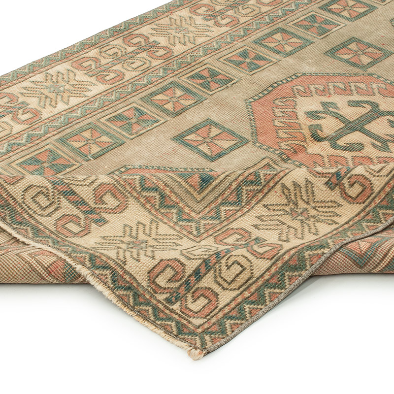 El Dokuma Vintage Halı - 125 cm x 203 cm - K0092702