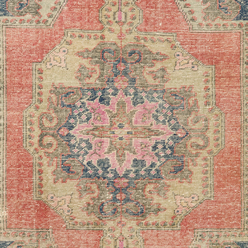 El Dokuma Vintage Halı - 128 cm x 222 cm - K0092703