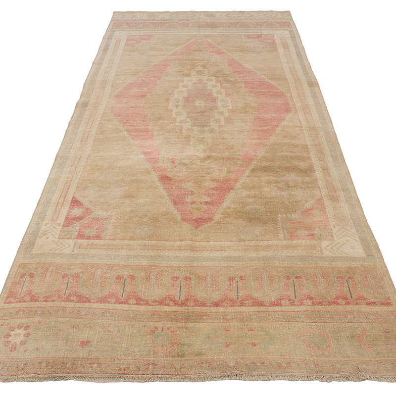 El Dokuma Vintage Halı - 118 cm x 311 cm - K0092704