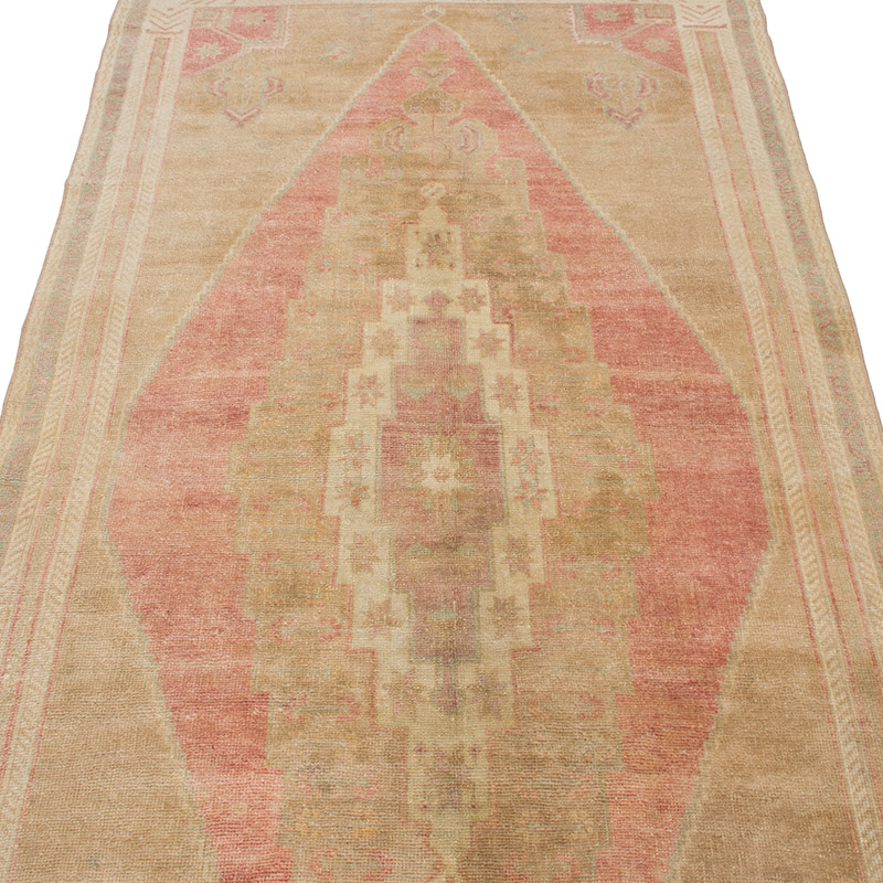 El Dokuma Vintage Halı - 118 cm x 311 cm - K0092704