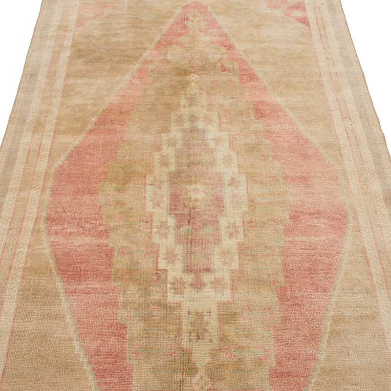 El Dokuma Vintage Halı - 118 cm x 311 cm - K0092704
